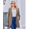 Zeagoo Womens Zip Up Hoodies 2026 with Pocket(Coffee Grey)