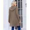 Zeagoo Womens Zip Up Hoodies 2026 with Pocket(Coffee Grey)
