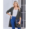 Zeagoo Womens Zip Up Hoodies 2026 with Pocket(Dark Gray)