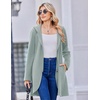 Zeagoo Womens Zip Up Hoodies 2026 with Pocket(Gray Green)