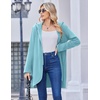 Zeagoo Womens Zip Up Hoodies 2026 with Pocket(Light Blue)
