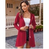Zeagoo Womens Zip Up Hoodies 2026 with Pocket(Red)