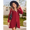 Zeagoo Womens Zip Up Hoodies 2026 with Pocket(Red)