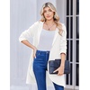 Zeagoo Womens Zip Up Hoodies 2026 with Pocket(White)