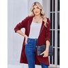 Zeagoo Womens Zip Up Hoodies 2026 with Pocket(Wine Red)