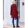 Zeagoo Womens Zip Up Hoodies 2026 with Pocket(Wine Red)