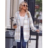 Zeagoo Women’s Zip Up Hoodies Long Sleeve Long Tunic Sweatshirts Oversized(Gw520)