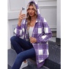 Zeagoo Women’s Zip Up Hoodies Long Sleeve Long Tunic Sweatshirts Oversized(Gw522)