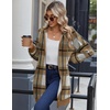 Zeagoo Women’s Zip Up Hoodies Long Sleeve Long Tunic Sweatshirts Oversized(Gz554)