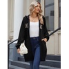 Zeagoo Women’s Zip Up Hoodies Long Sleeve Long Tunic Sweatshirts Oversized(Zm218)