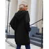 Zeagoo Women’s Zip Up Hoodies Long Sleeve Long Tunic Sweatshirts Oversized(Zm218)