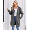 Zeagoo Women’s Zip Up Hoodies Long Tunic Sweatshirts Oversized Fleece Casual Long Sleeve 2026 Fall Hoodie Jacket Coat(01 Dark Grey)