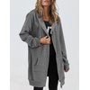 Zeagoo Women’s Zip Up Hoodies Long Tunic Sweatshirts Oversized Fleece Casual Long Sleeve 2026 Fall Hoodie Jacket Coat(01 Dark Grey)