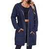 Zeagoo Women’s Zip Up Hoodies Long Tunic Sweatshirts Oversized Fleece Casual Long Sleeve 2026 Fall Hoodie Jacket Coat(01 Dark Navy Blue)