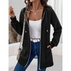 Zeagoo Women’s Zip Up Hoodies Long Tunic Sweatshirts Oversized Fleece Casual Long Sleeve 2026 Fall Hoodie Jacket Coat(01-black)