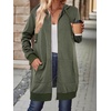 Zeagoo Women’s Zip Up Hoodies Long Tunic Sweatshirts Oversized Fleece Casual Long Sleeve 2026 Fall Hoodie Jacket Coat(Army Green)