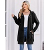 Zeagoo Women’s Zip Up Hoodies Long Tunic Sweatshirts Oversized Fleece Casual Long Sleeve 2026 Fall Hoodie Jacket Coat(Black)