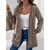 Zeagoo Women’s Zip Up Hoodies Long Tunic Sweatshirts Oversized Fleece Casual Long Sleeve 2026 Fall Hoodie Jacket Coat(Coffeegrey)