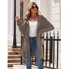 Zeagoo Women’s Zip Up Hoodies Long Tunic Sweatshirts Oversized Fleece Casual Long Sleeve 2026 Fall Hoodie Jacket Coat(Coffeegrey)