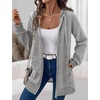 Zeagoo Women’s Zip Up Hoodies Long Tunic Sweatshirts Oversized Fleece Casual Long Sleeve 2026 Fall Hoodie Jacket Coat(Grey)