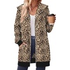 Zeagoo Women’s Zip Up Hoodies Long Tunic Sweatshirts Oversized Fleece Casual Long Sleeve 2026 Fall Hoodie Jacket Coat(Leopard Print)