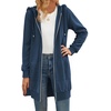 Zeagoo Women’s Zip Up Hoodies Long Tunic Sweatshirts Oversized Fleece Casual Long Sleeve 2026 Fall Hoodie Jacket Coat(Royal Blue)
