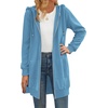 Zeagoo Women’s Zip Up Hoodies Long Tunic Sweatshirts Oversized Fleece Casual Long Sleeve 2026 Fall Hoodie Jacket Coat(Sky Blue)