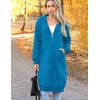 Zeagoo Women’s Zip Up Hoodies Oversized Fleece Long Tunic Sweatshirts Casual Long Sleeve 2026 Fall Hoodie Jacket Coat(Blue)