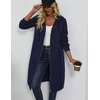 Zeagoo Women’s Zip Up Hoodies Oversized Fleece Long Tunic Sweatshirts Casual Long Sleeve 2026 Fall Hoodie Jacket Coat(Dark Blue)