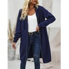Zeagoo Women’s Zip Up Hoodies Oversized Fleece Long Tunic Sweatshirts Casual Long Sleeve 2026 Fall Hoodie Jacket Coat(Dark Blue)