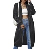 Zeagoo Women’s Zip Up Hoodies Oversized Fleece Long Tunic Sweatshirts Casual Long Sleeve 2026 Fall Hoodie Jacket Coat(Dark Grey)