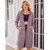 Zeagoo Women’s Zip Up Hoodies Oversized Fleece Long Tunic Sweatshirts Casual Long Sleeve 2026 Fall Hoodie Jacket Coat(Dusty Pink)