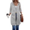 Zeagoo Women’s Zip Up Hoodies Oversized Fleece Long Tunic Sweatshirts Casual Long Sleeve 2026 Fall Hoodie Jacket Coat(Light Grey)