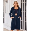Zeagoo Women’s Zip Up Hoodies Oversized Fleece Long Tunic Sweatshirts Casual Long Sleeve 2026 Fall Hoodie Jacket Coat(Navy)
