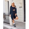 Zeagoo Women’s Zip Up Hoodies Oversized Fleece Long Tunic Sweatshirts Casual Long Sleeve 2026 Fall Hoodie Jacket Coat(Navy)