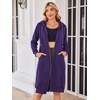 Zeagoo Women’s Zip Up Hoodies Oversized Fleece Long Tunic Sweatshirts Casual Long Sleeve 2026 Fall Hoodie Jacket Coat(Purple)