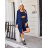 Zeagoo Women’s Zip Up Hoodies Oversized Fleece Long Tunic Sweatshirts Casual Long Sleeve 2026 Fall Hoodie Jacket Coat(Royal Blue)
