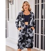 Zeagoo Women’s Zip Up Hoodies Oversized Fleece Long Tunic Sweatshirts Casual Long Sleeve 2026 Fall Hoodie Jacket Coat(Tie Dye)