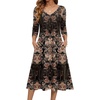 Black Printed
