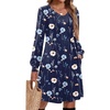 Navy Floral