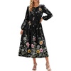 Black Floral 01