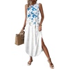 2603 White Floral