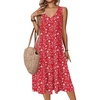 Red White Floral