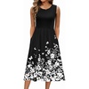 Black Small Floral