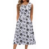 Black White Floral