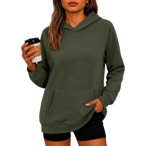 Zeagoo Womens Oversized Hoodies Pullover Fleece Hooded Sweatshirt Trendy(Army Green)