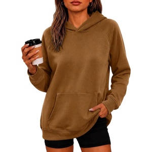 Zeagoo Womens Oversized Hoodies Pullover Fleece Hooded Sweatshirt Trendy(Brown)