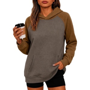 Zeagoo Womens Oversized Hoodies Pullover Fleece Hooded Sweatshirt Trendy(Color Blocking)