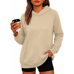 Zeagoo Womens Oversized Hoodies Pullover Fleece Hooded Sweatshirt Trendy(Light Brown)
