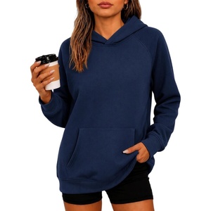 Zeagoo Womens Oversized Hoodies Pullover Fleece Hooded Sweatshirt Trendy(Navy Blue)